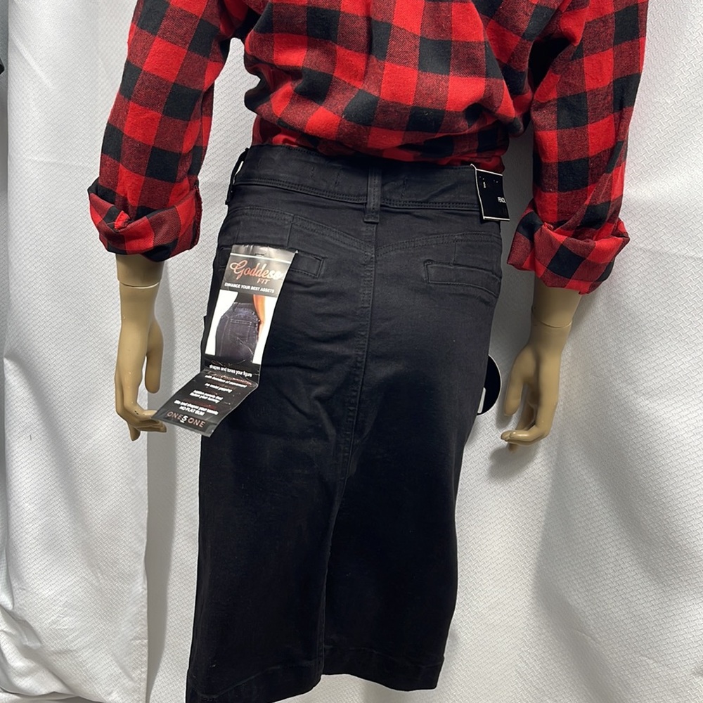 One 5 One Denim Pencil Skirt - Picture 5 of 10